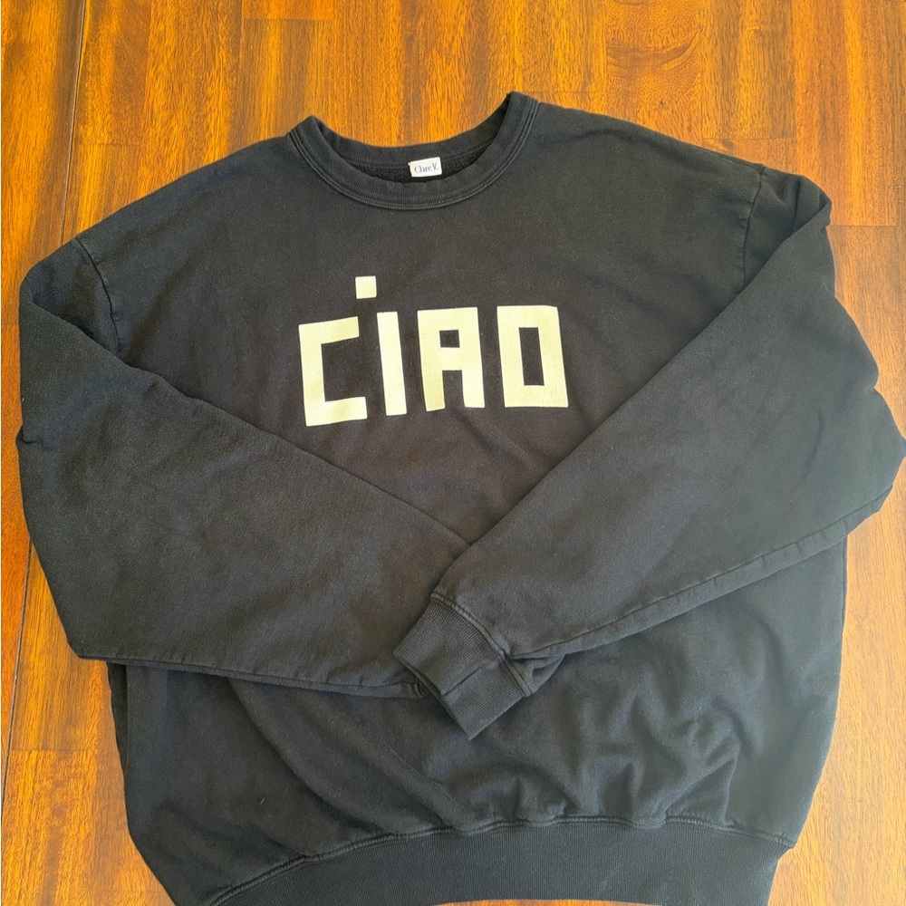 Clare V “Ciao” Sweatshirt